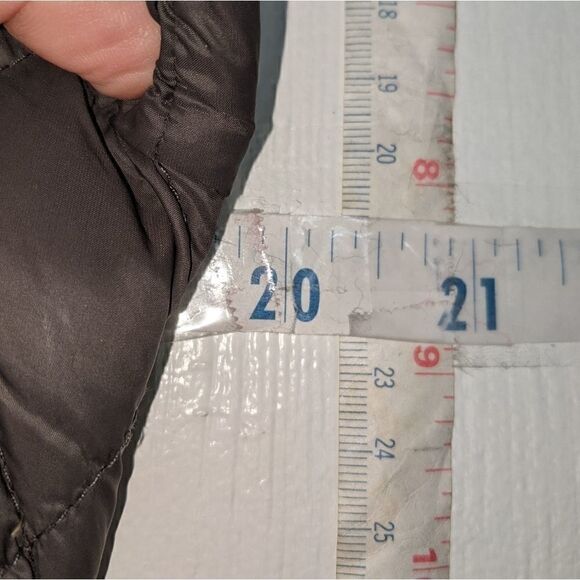 MICHAEL KORS PACKABLE DOWN. LONG GRAY SUPER LIGHT WEIGHT COAT SZ SMALL - Picture 5 of 14